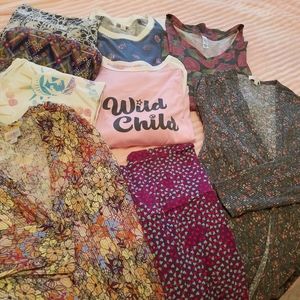 Lularoe "lot of 9 assorted items"